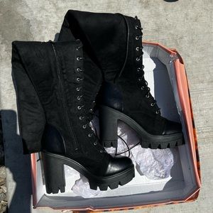Brand new in box knee high boots
